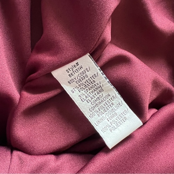 NWT Crepe Beaded Midi Cocktail Dress Curve - Picture 12 of 14